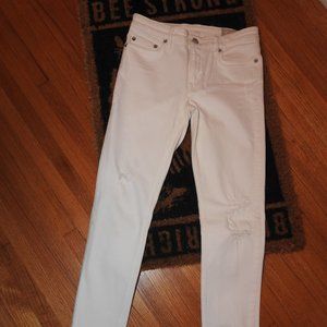 All Saints White Pants Small, No Size Tag